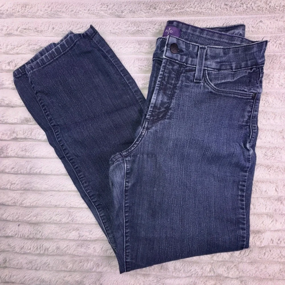 NYDJ Not Your‎ Daughters Jeans Women's 8 Skinny Ankle Lift Tuck Stretch 28x29